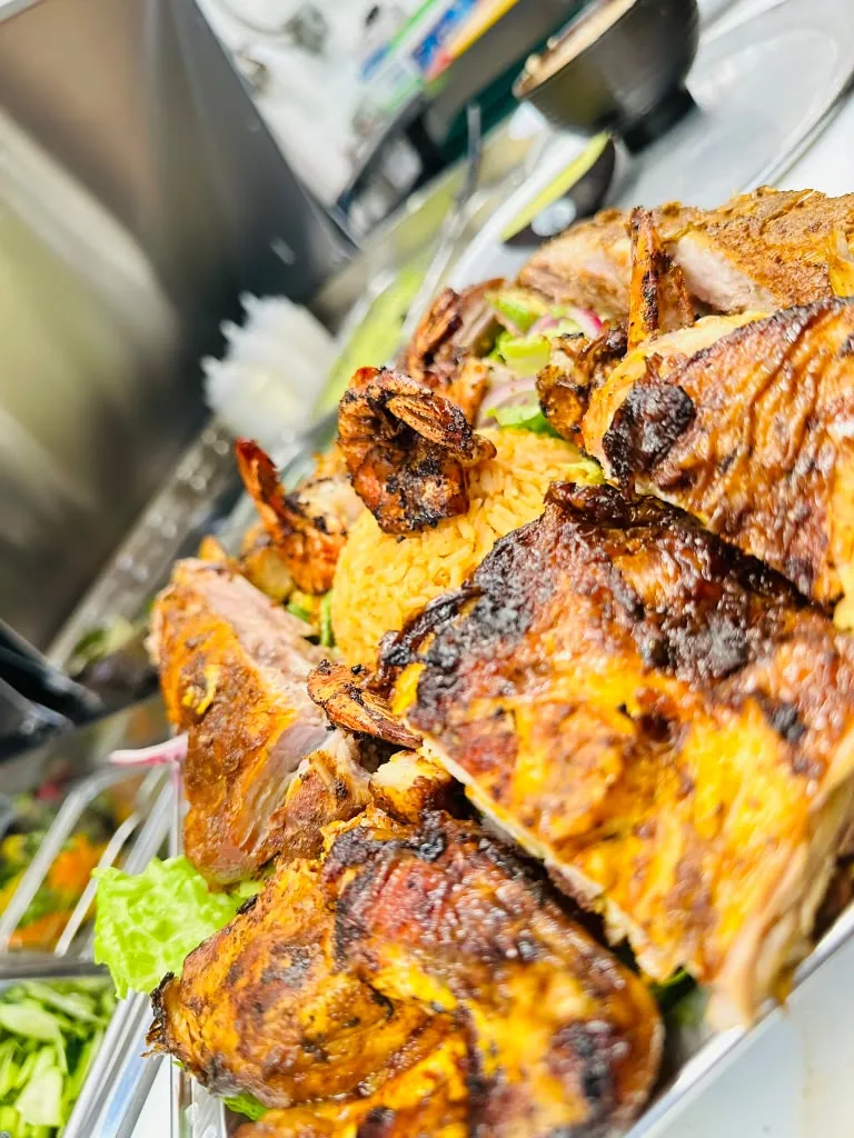 Mesquite-grilled chicken platter